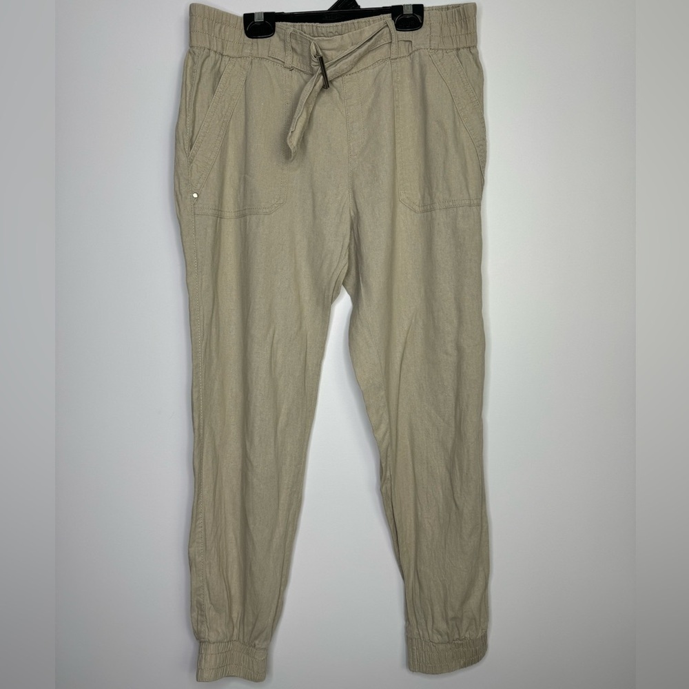 Dynamite linen buckle waist pants